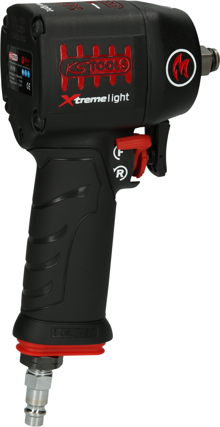 KS Tools 1/2" miniMONSTER Xtremelight Hochleistungs-Druckluft-Schlagschrauber 1.390 Nm
