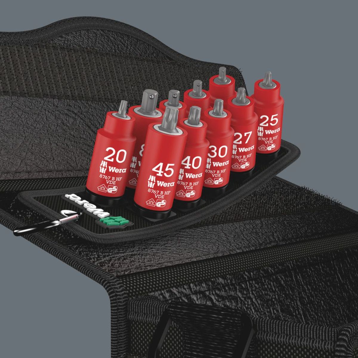 Wera Belt B VDE 1 Zyklop Bitnuss-Satz TORX / Innensechskant, isoliert, 3/8"-Antrieb, 11-tlg