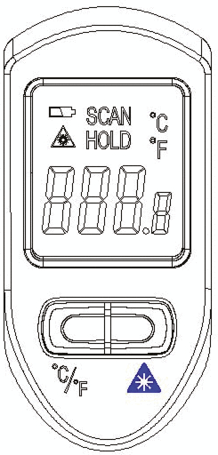 KS Tools Infrarot-Thermometer, -20° bis 500°