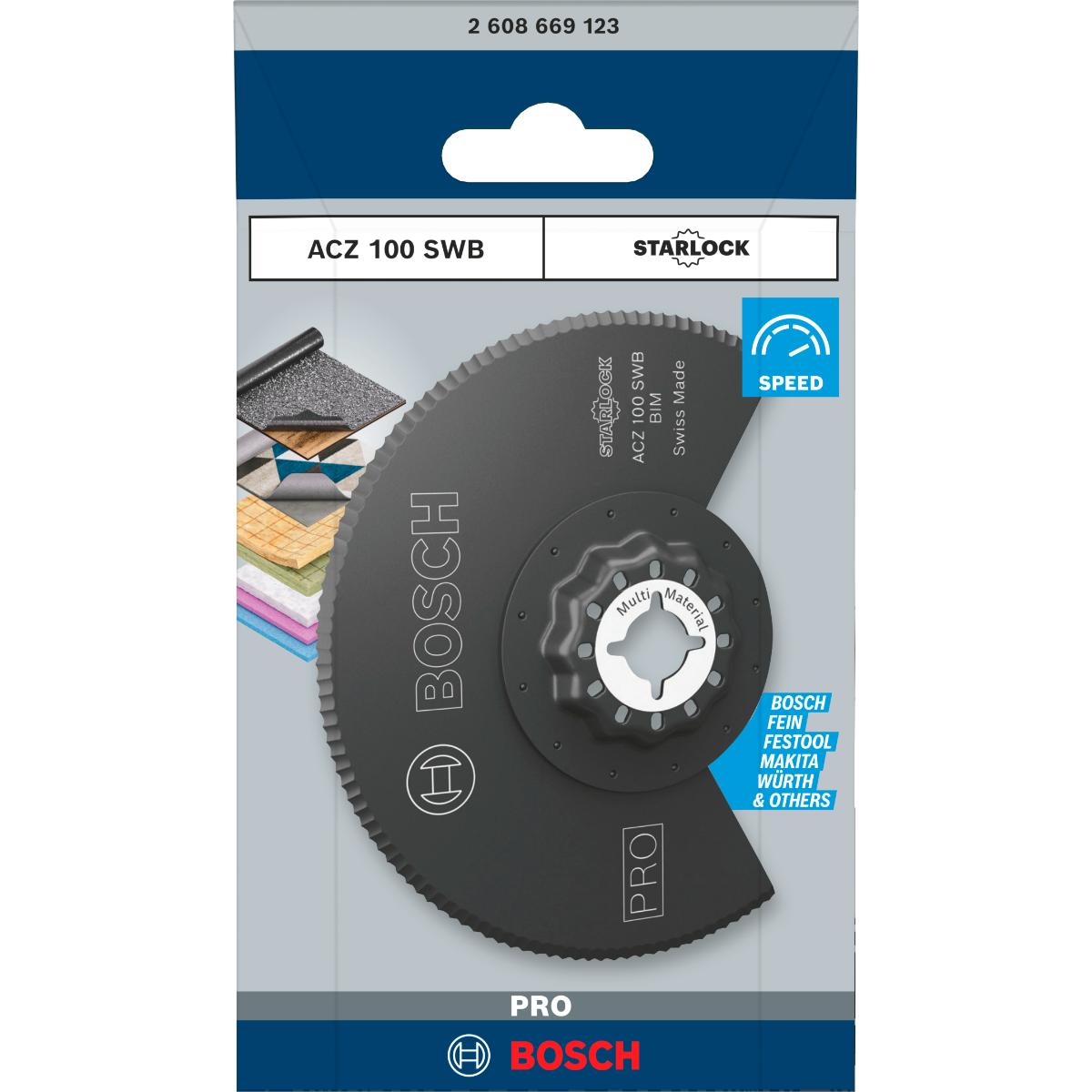 Bosch PRO ACZ 100 SWB Blatt für Multifunktionswerkzeuge,100 mm