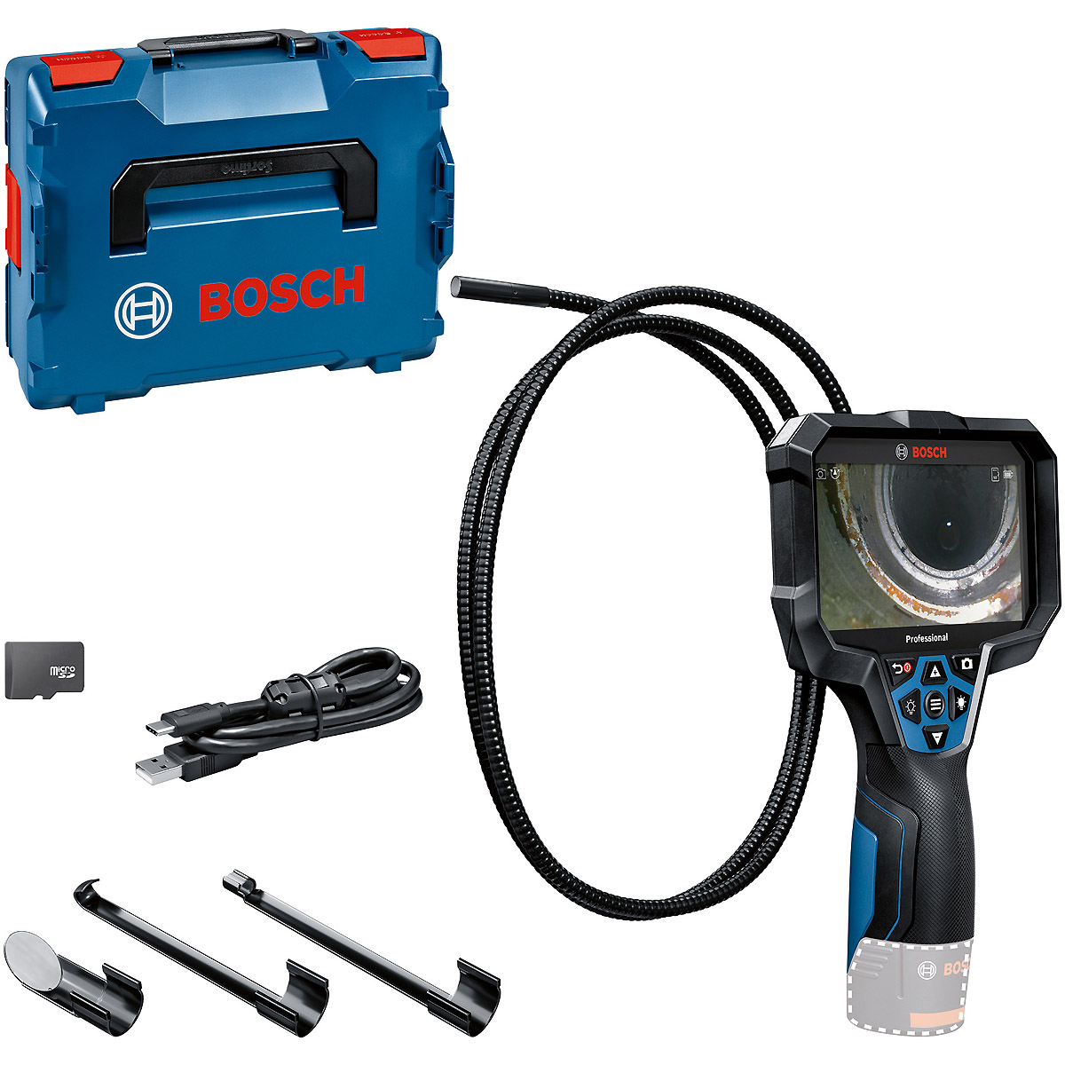 Bosch Inspektionskamera GIC 12V-5-27 C ohne Akkupack, L-BOXX