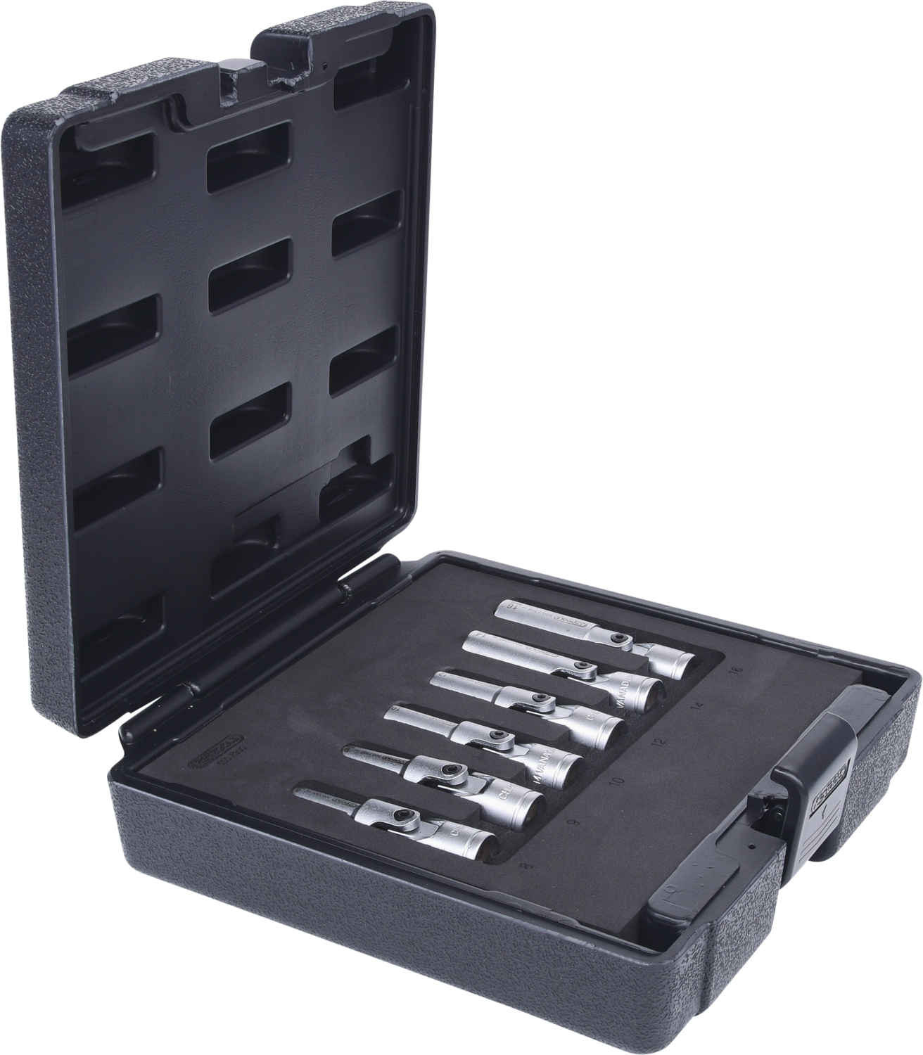 KS Tools 3/8" Glühkerzen-Gelenknuss-Satz, kurz, 6-tlg