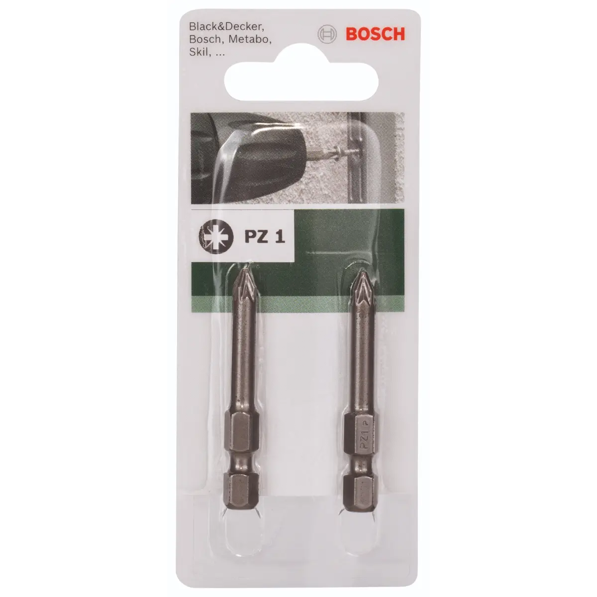 Bosch Schrauberklinge für Pozidriv-Kreuzschlitzschrauben (PZ1)