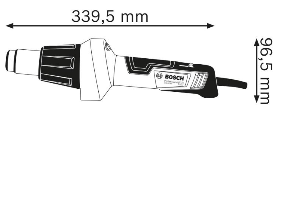 Bosch Heißluftgebläse GHG 20-60