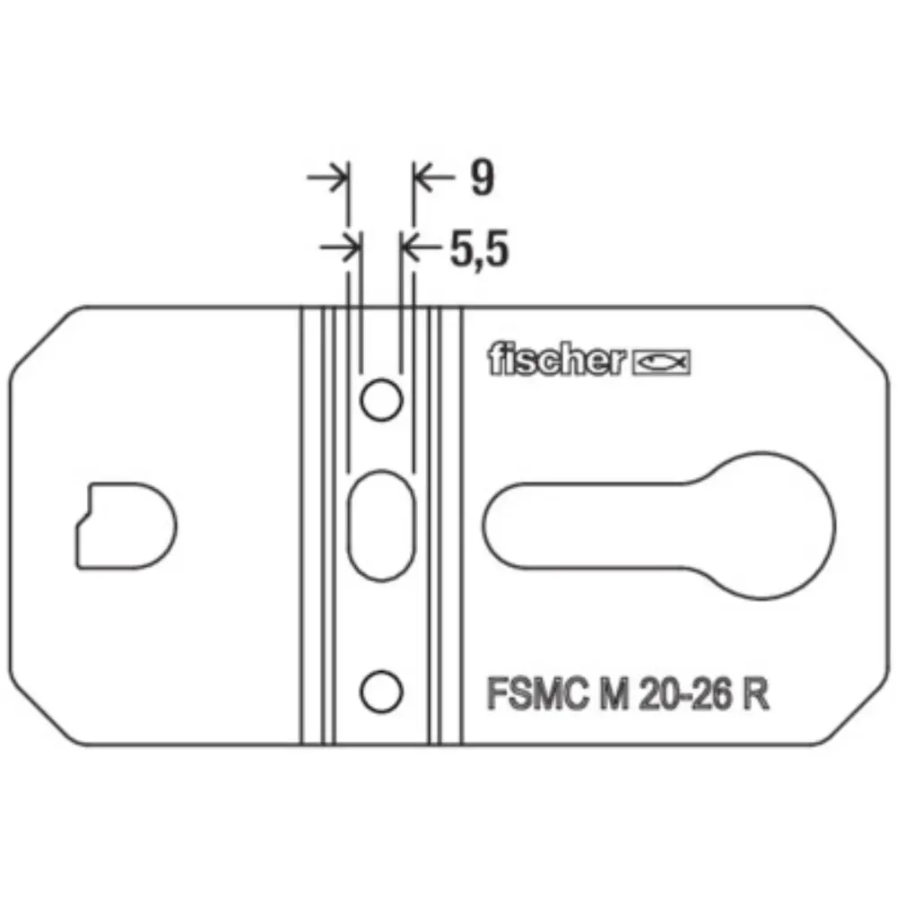 Fischer PV-Clip FSMC M 20-26 R