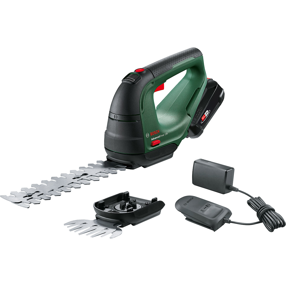 Bosch Akku-Strauch- und -Grasscheren-Set AdvancedShear 18V-10
