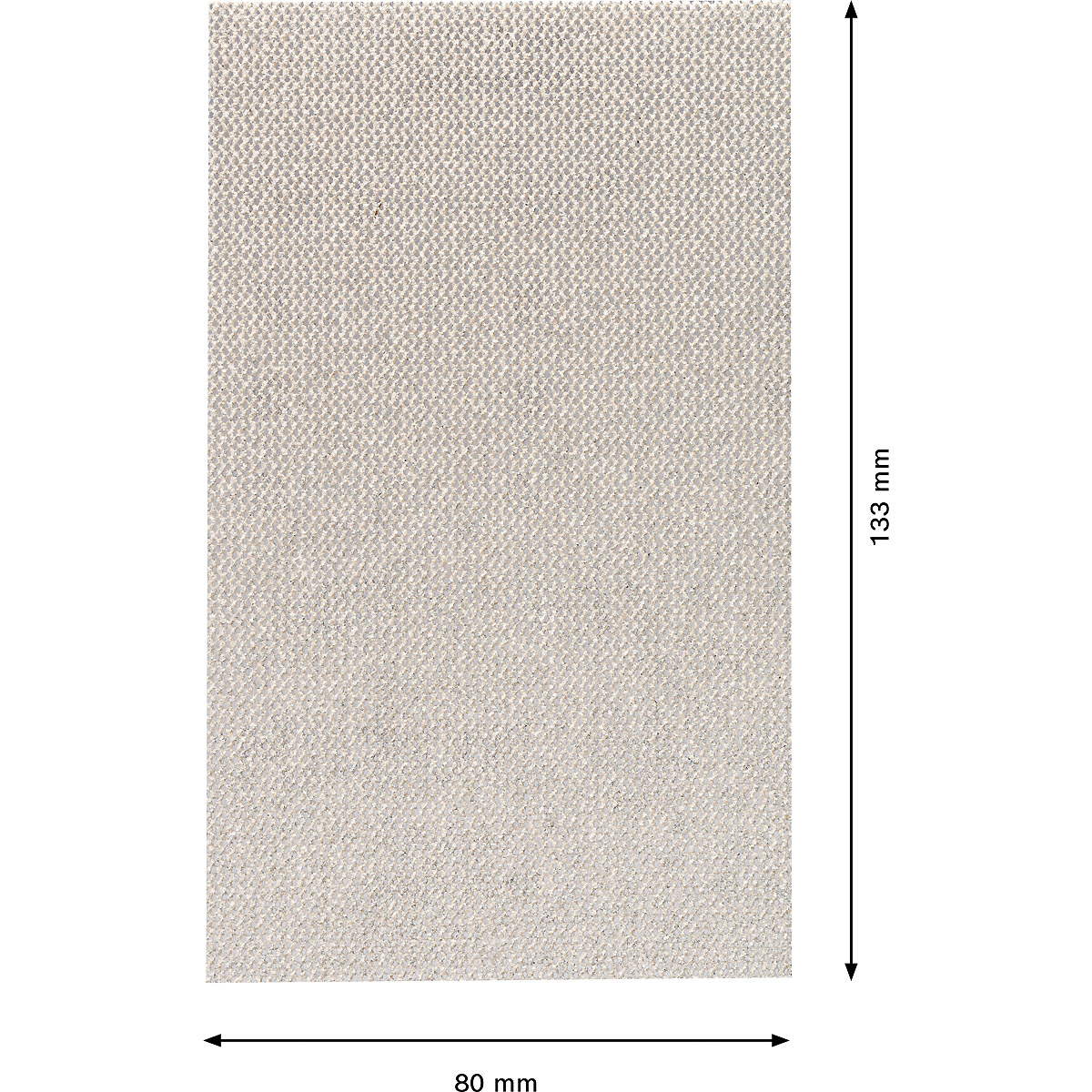 Bosch EXPERT Netzschleifblatt M480, 80 x 133mm, 10 Stück, K80