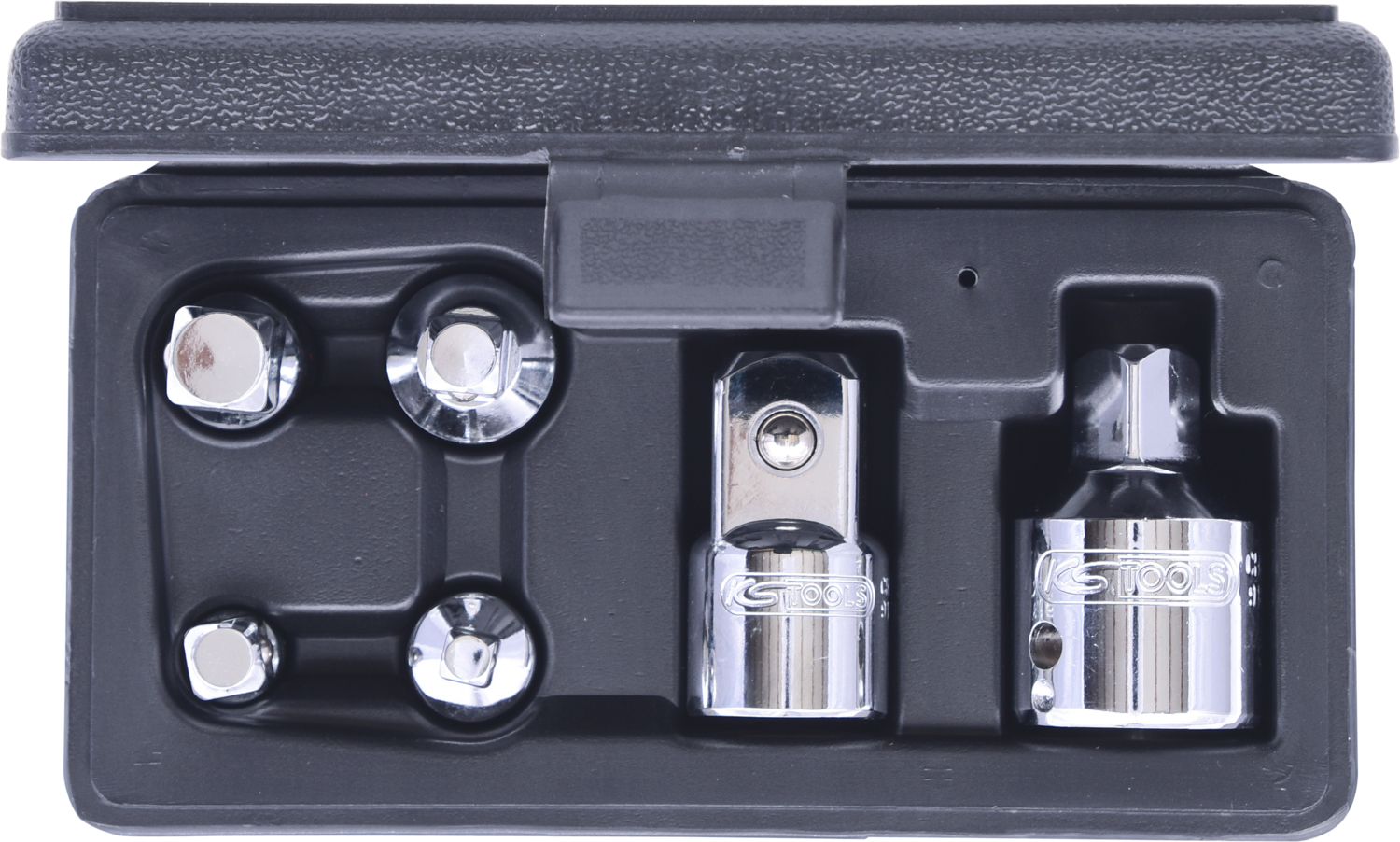 KS Tools CHROMEplus Vergrößerungs- und Reduzieradapter-Satz, 6-tlg