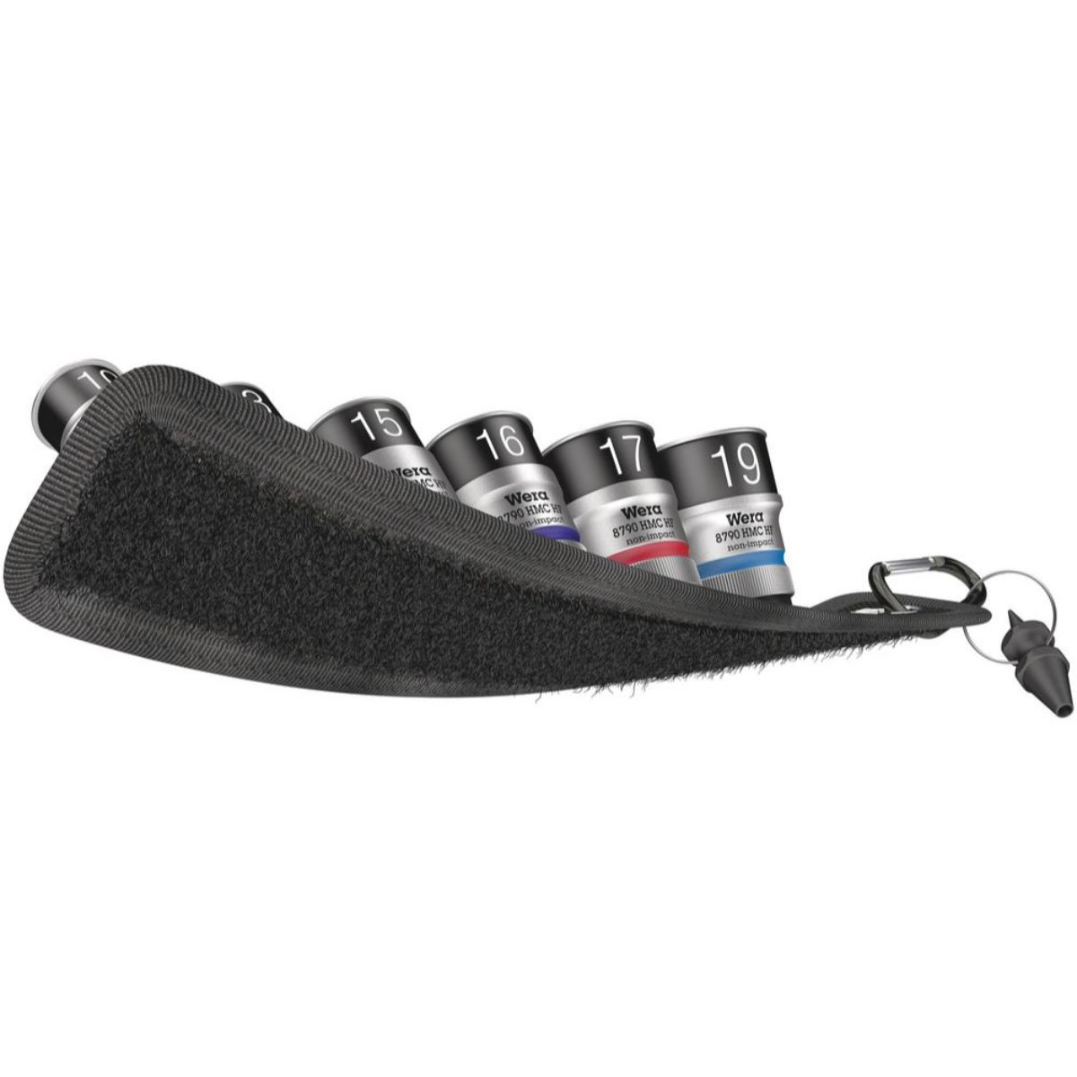 Wera Belt C 1 Zyklop Steckschlüsseleinsatz-Satz, mit Haltefunktion, 1/2"-Antrieb, 7-teilig