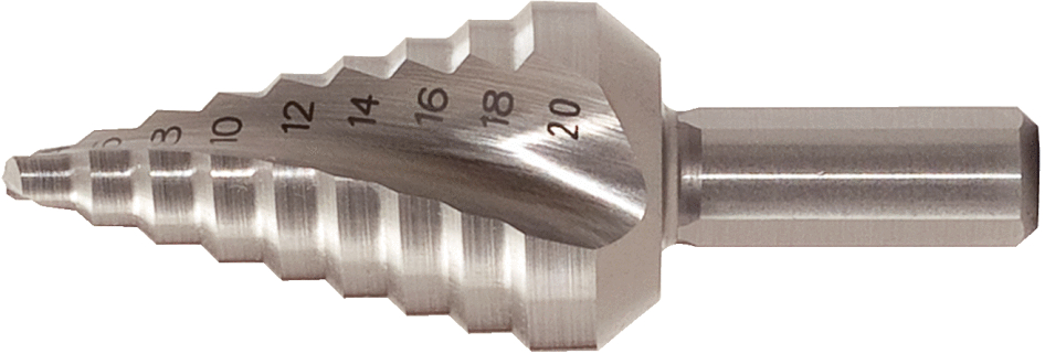 KS Tools HSS Stufenbohrer extra kurz