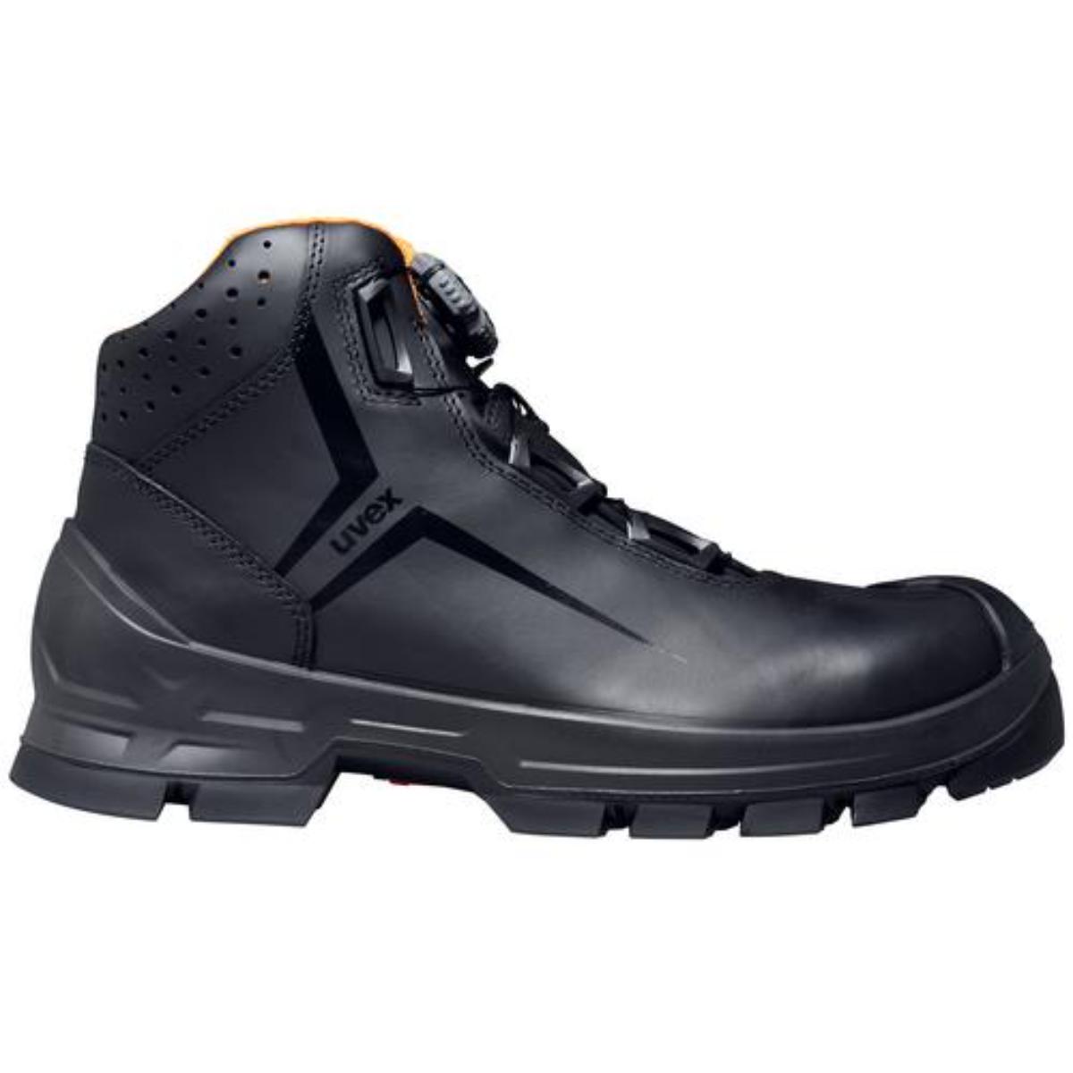 uvex 2 MACSOLE Sicherheitsschuh Stiefel S3, schwarz/orange