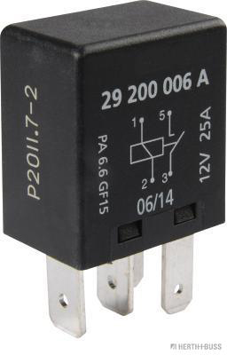 HERTH&BUSS Relais, Arbeitsstrom, 12 V, 25 A