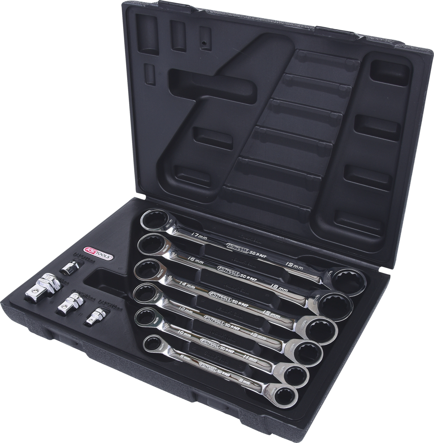 KS Tools GEARplus Doppel-Ratschenringschlüssel-Satz, 10-tlg 8-19mm