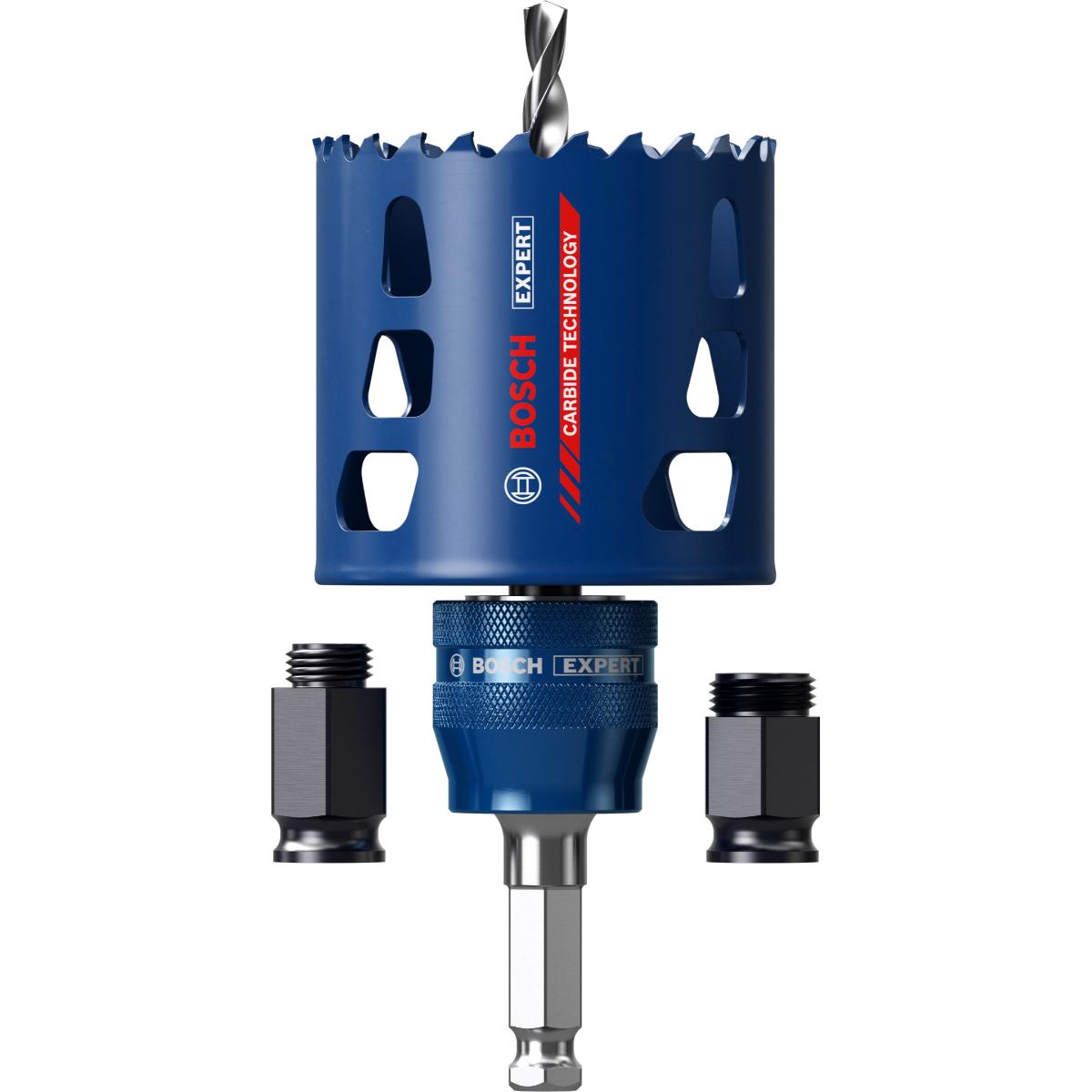 Bosch EXPERT Multi Material Power Change Plus-Lochsägen Kit, 51 x 60 mm, 3-teiliges Set