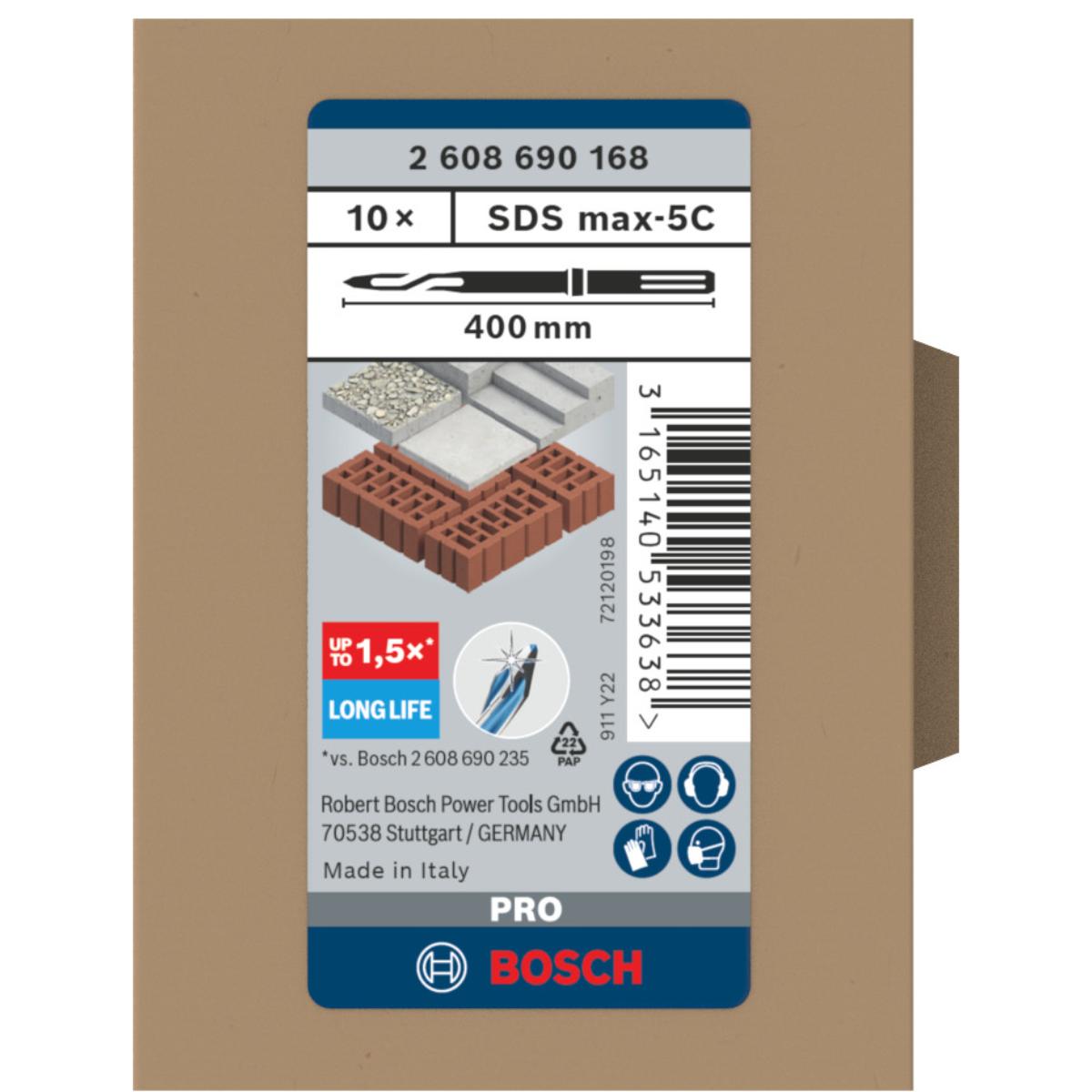 Bosch PRO Spitzmeißel RTec Speed, mit SDS max-Aufnahme, 400 mm