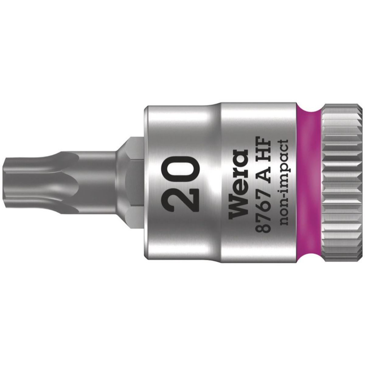 Wera 8767 A HF TORX Zyklop Bitnuss mit 1/4"-Antrieb, mit Haltefunktion