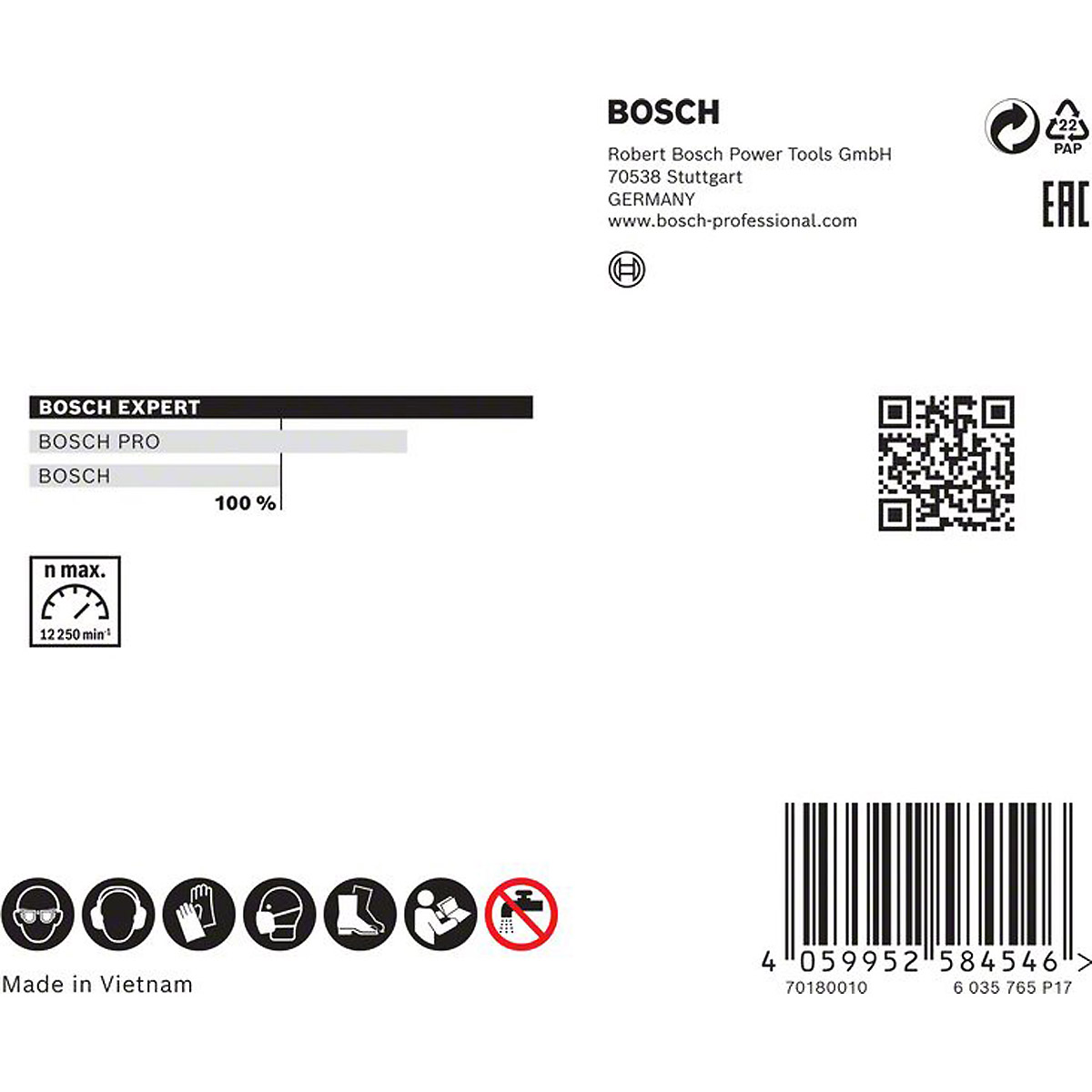 Bosch EXPERT Diamond Pipe Cut Wheel X-LOCK
