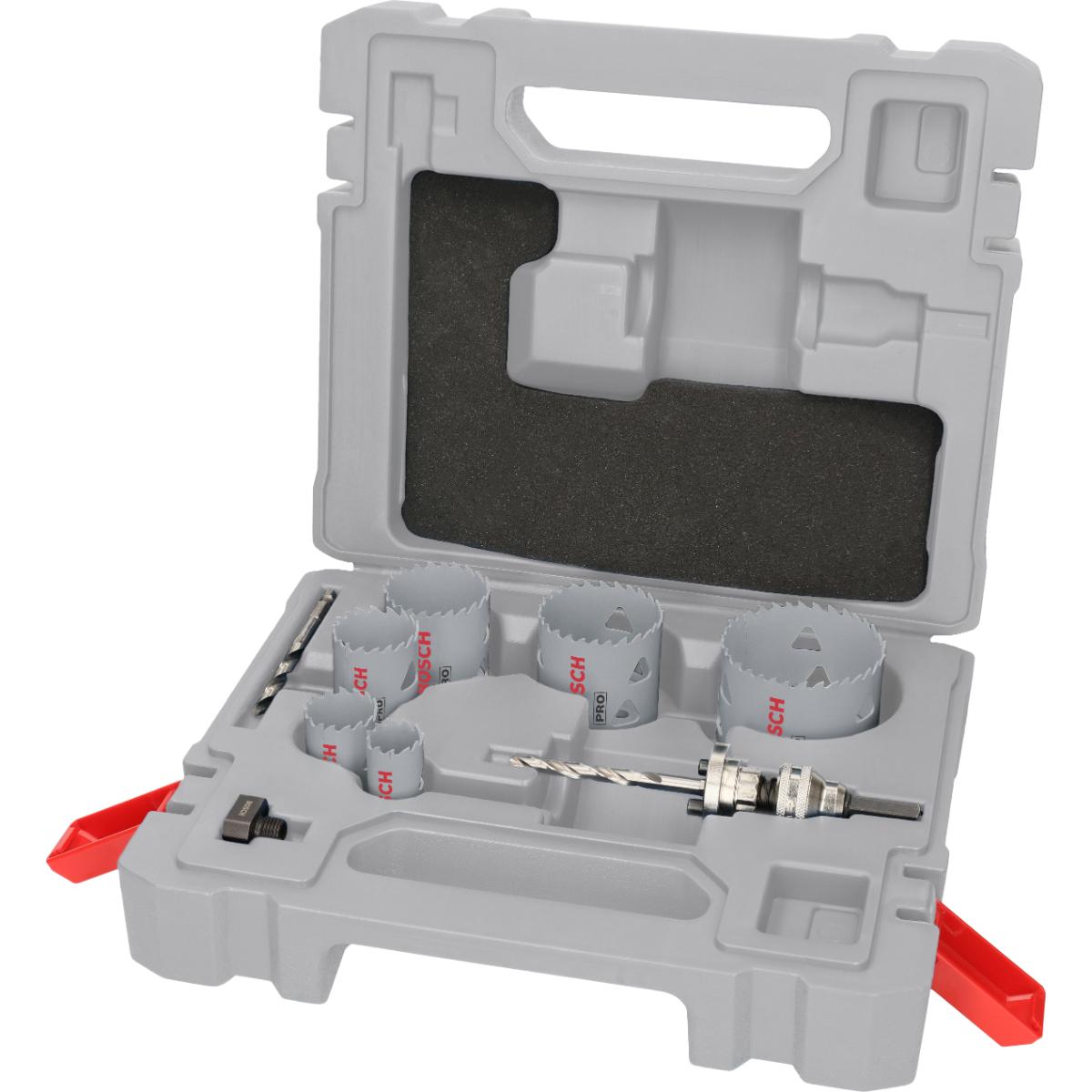 Bosch PRO Multi Material Lochsäge Q-Lock Halter, 15 teiliges Set