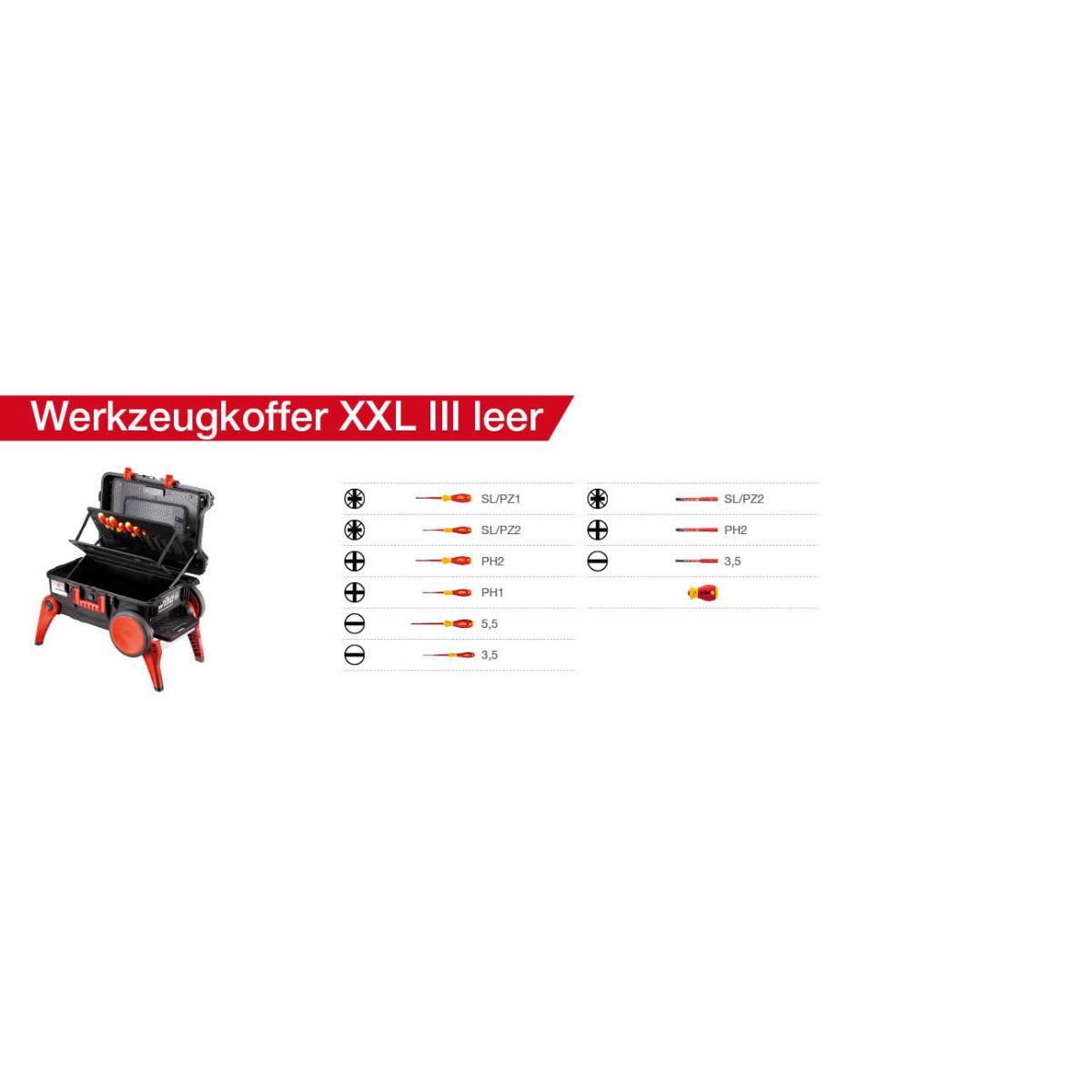 Wiha Werkzeugkoffer XXL III leer