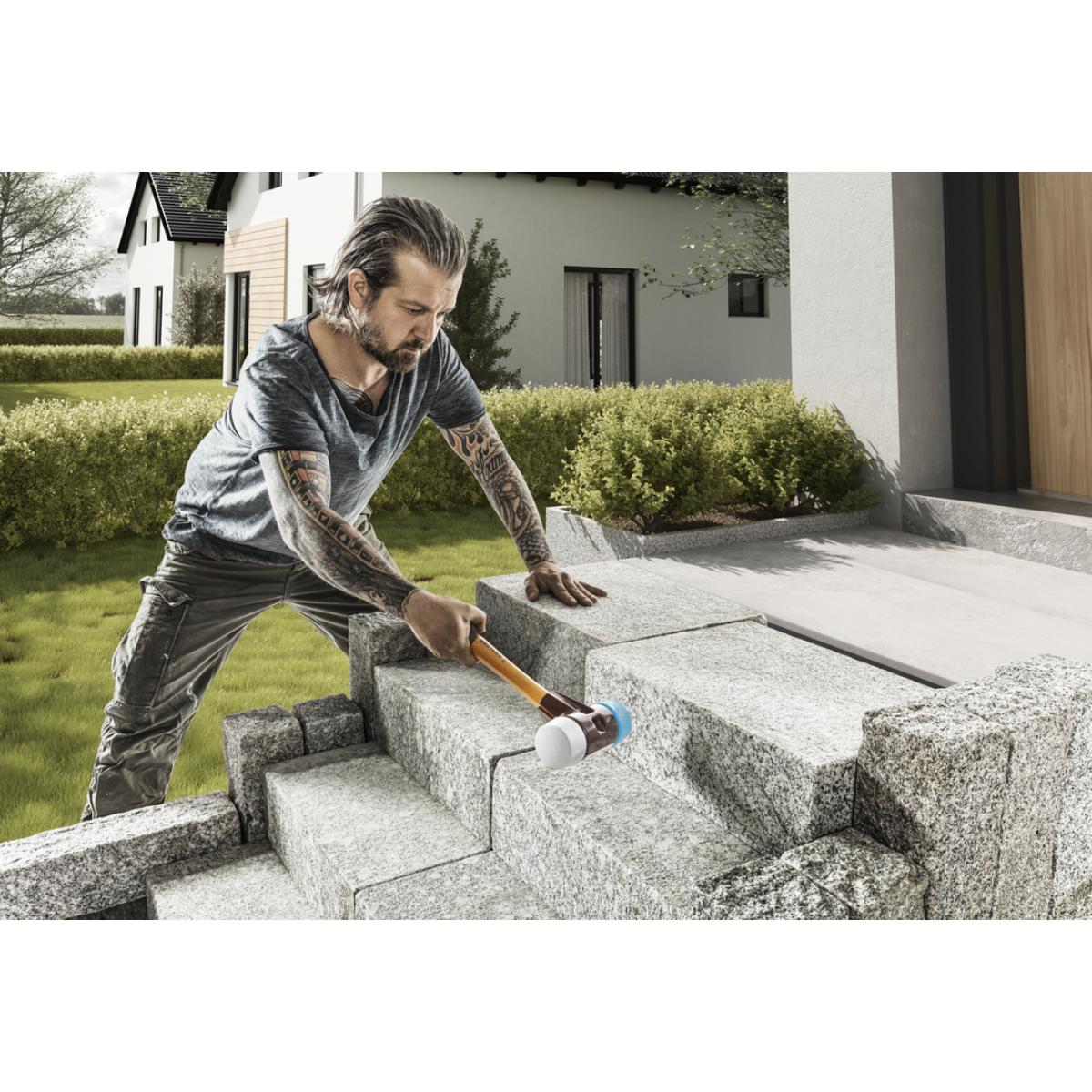 HALDER SIMPLEX - Schonhammer mit TE-Gehäuse und Holzstiel, TPE-mid / TPE-soft