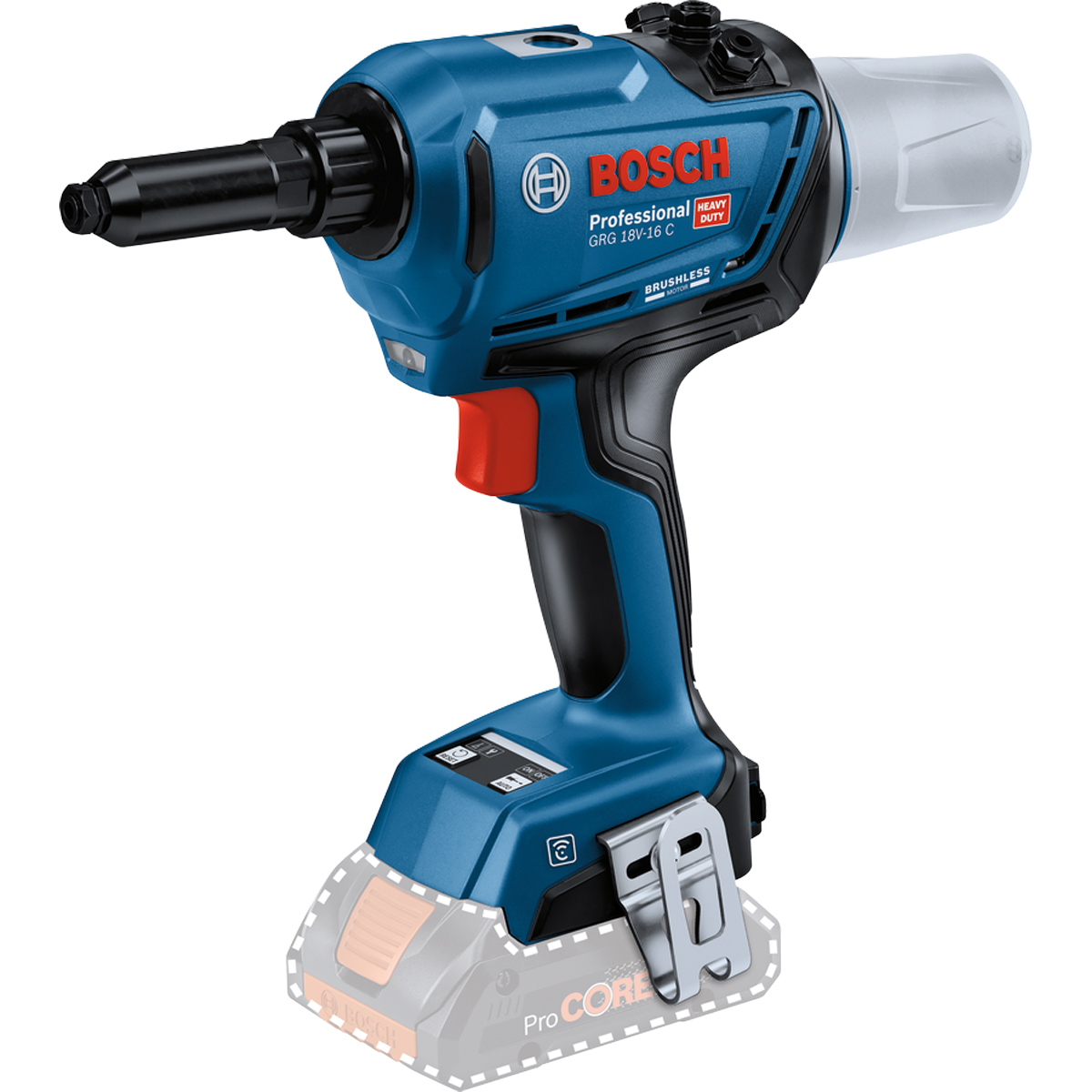 Bosch Akku-Nietpistole GRG 18V-16 C 2xPC4