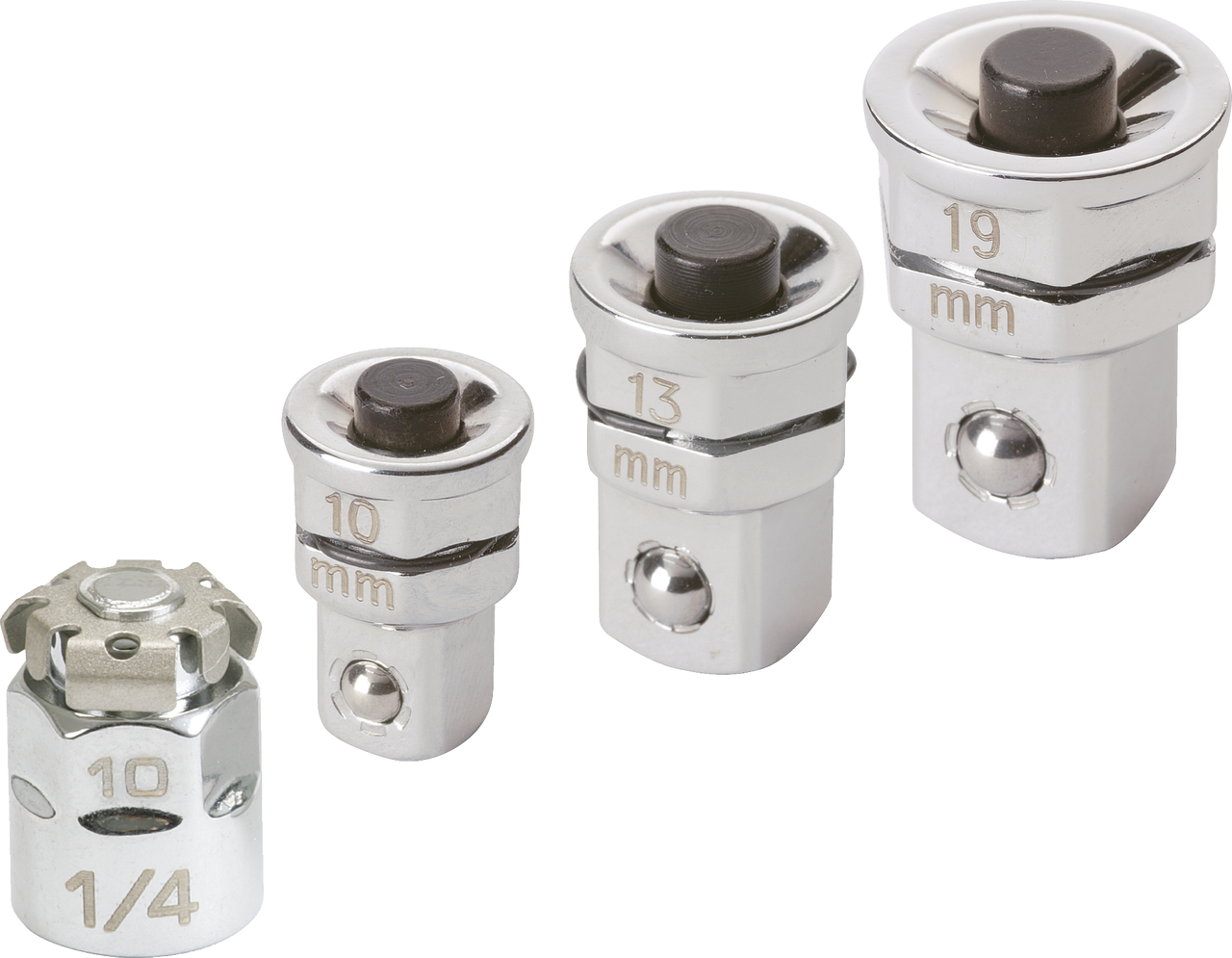 KS Tools GEARplus Stecknuss-Adapter-Satz, metrisch, 4-tlg