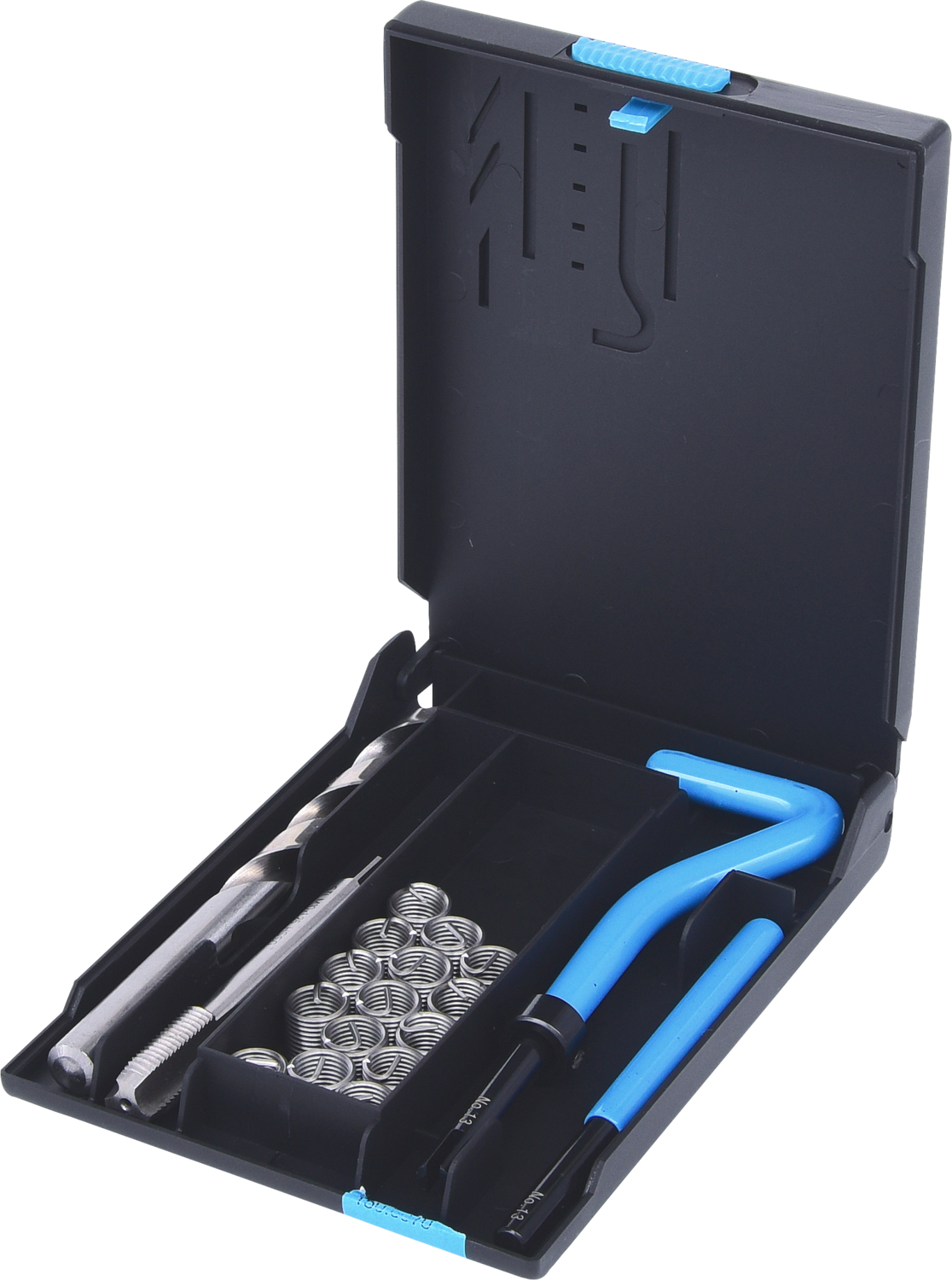 KS Tools Nirostahl Gewinde-Reparatur-Satz M10x1,25x13,8mm, 19-tlg