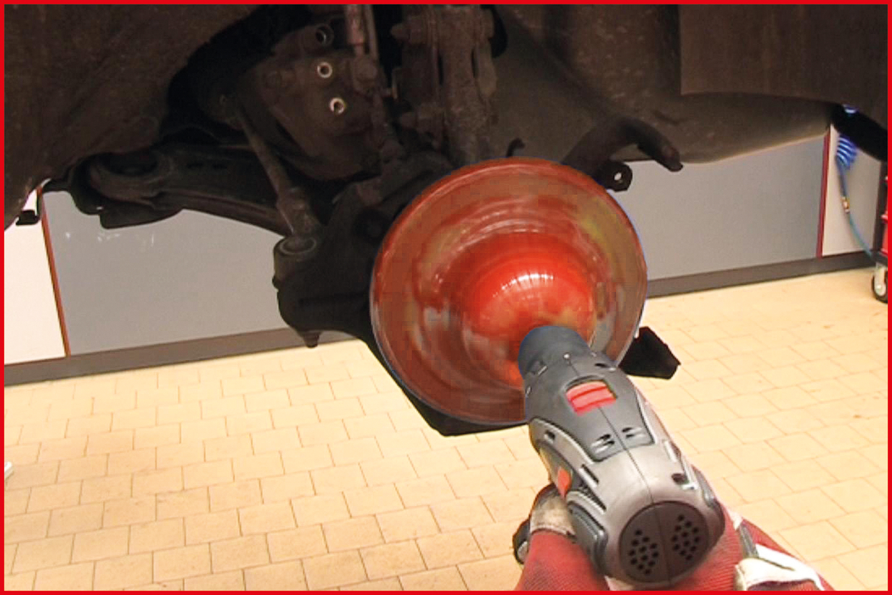 KS Tools Radnabenschleifer-Satz Ø 160 mm, Innen-Ø 75 mm, 4-tlg
