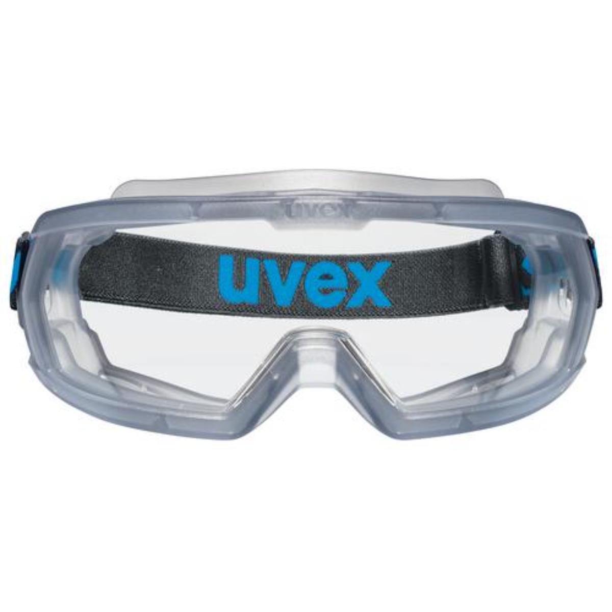 uvex hypervision Vollsichtbrille innen beschlagfrei, außen extrem kratzfest & chemikalienbeständig