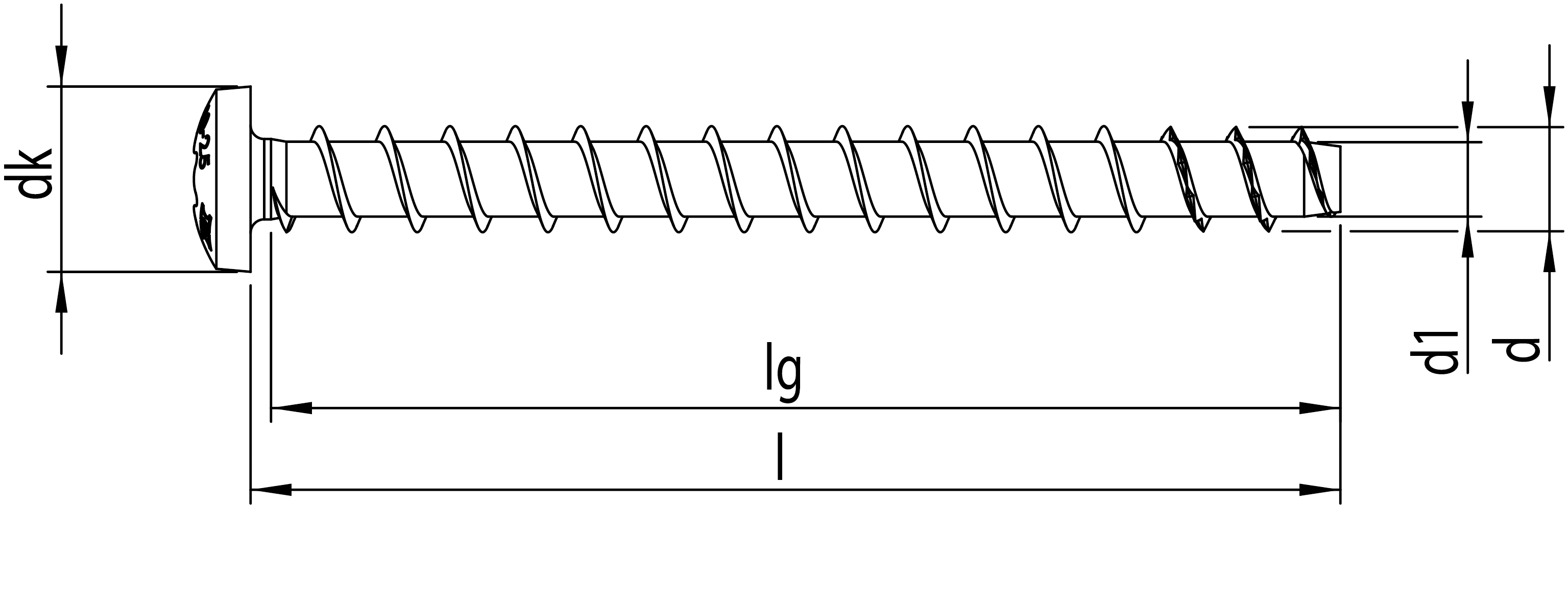 HECO MULTI-MONTI-plus P, Rundkopf, T-Drive, A2K