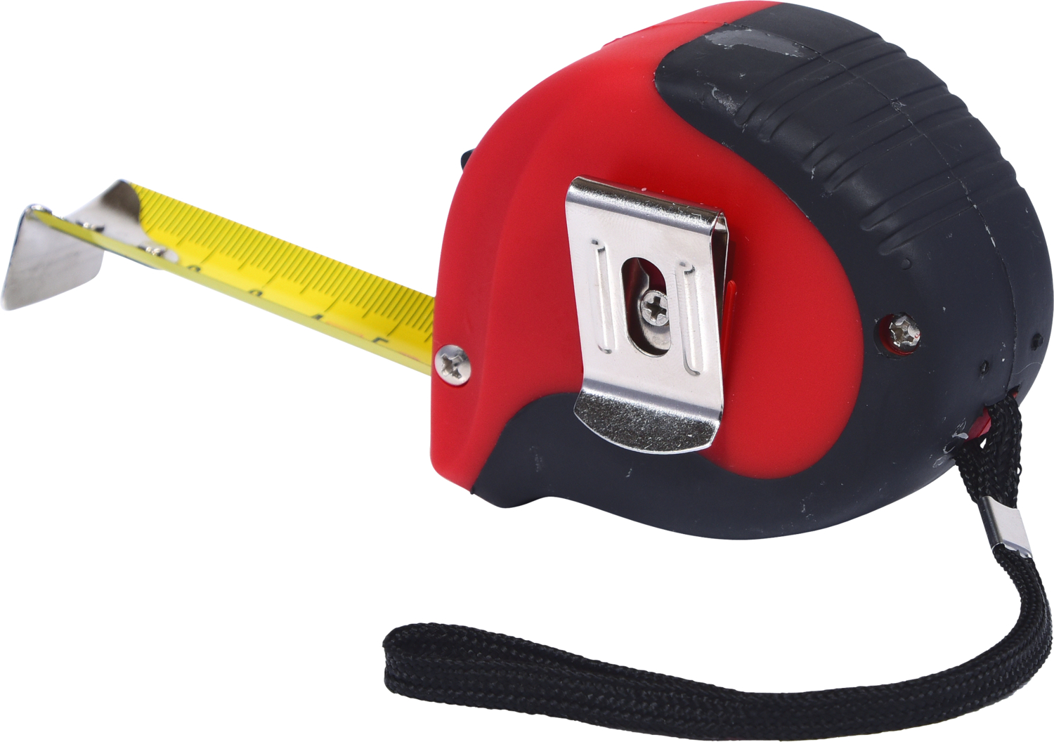 KS Tools Bandmaß mit Feststeller,schwarz-rot