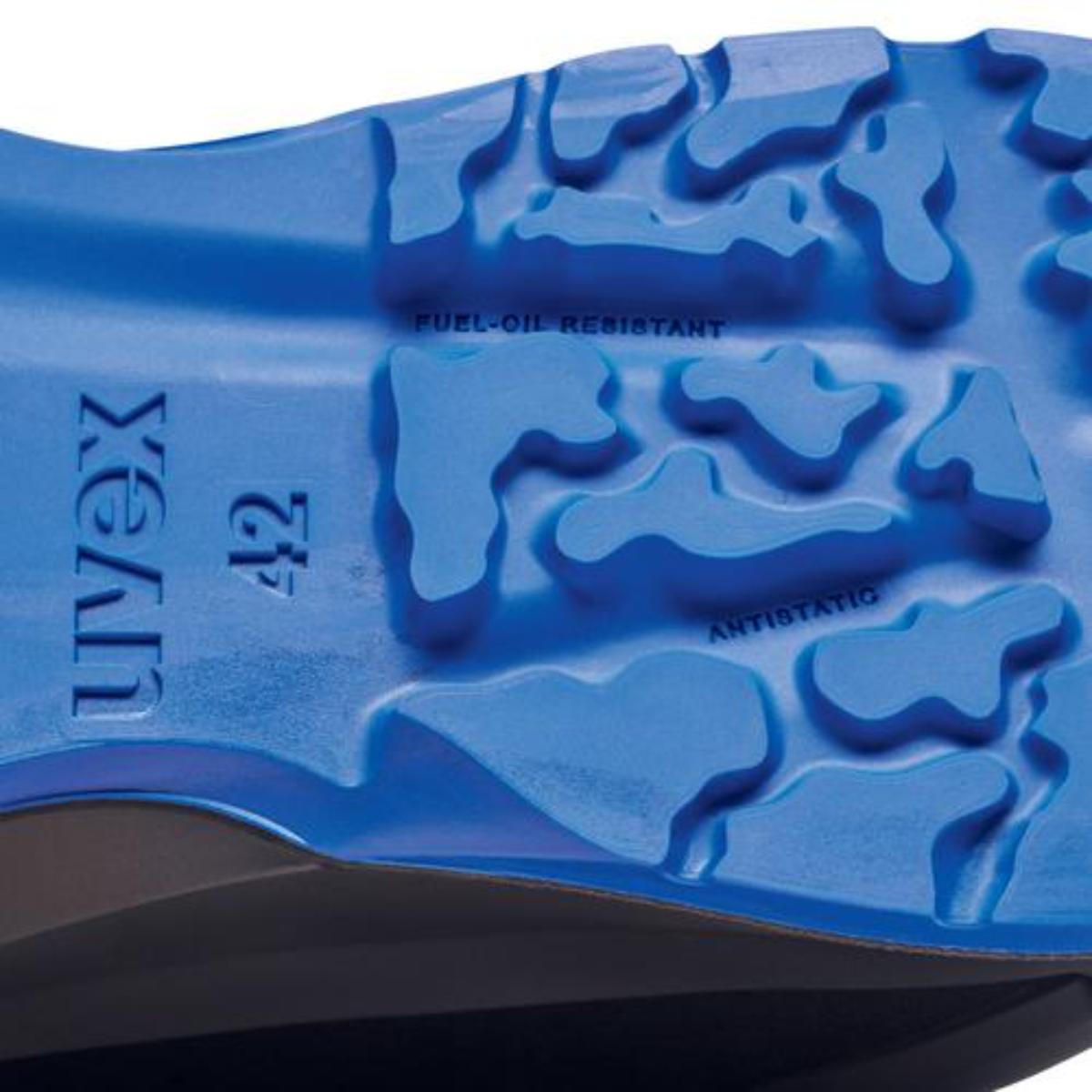 uvex 1 x-craft Sicherheitsschuh Stiefel S2, schwarz/blau