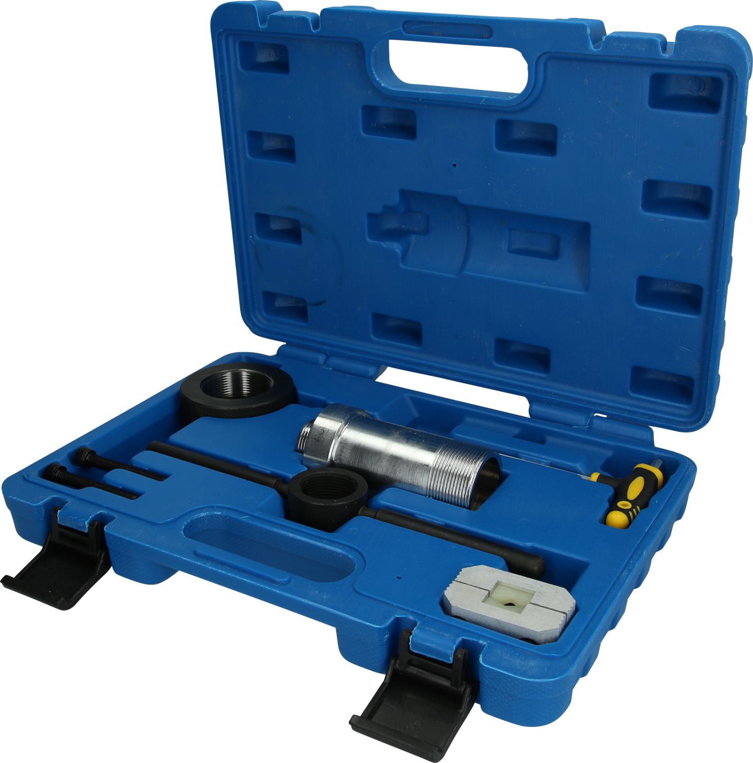 Brilliant Tools Montagewerkzeug für Stoßdämpfer mit Zuganschlagsfeder, 8-tlg - BT651100