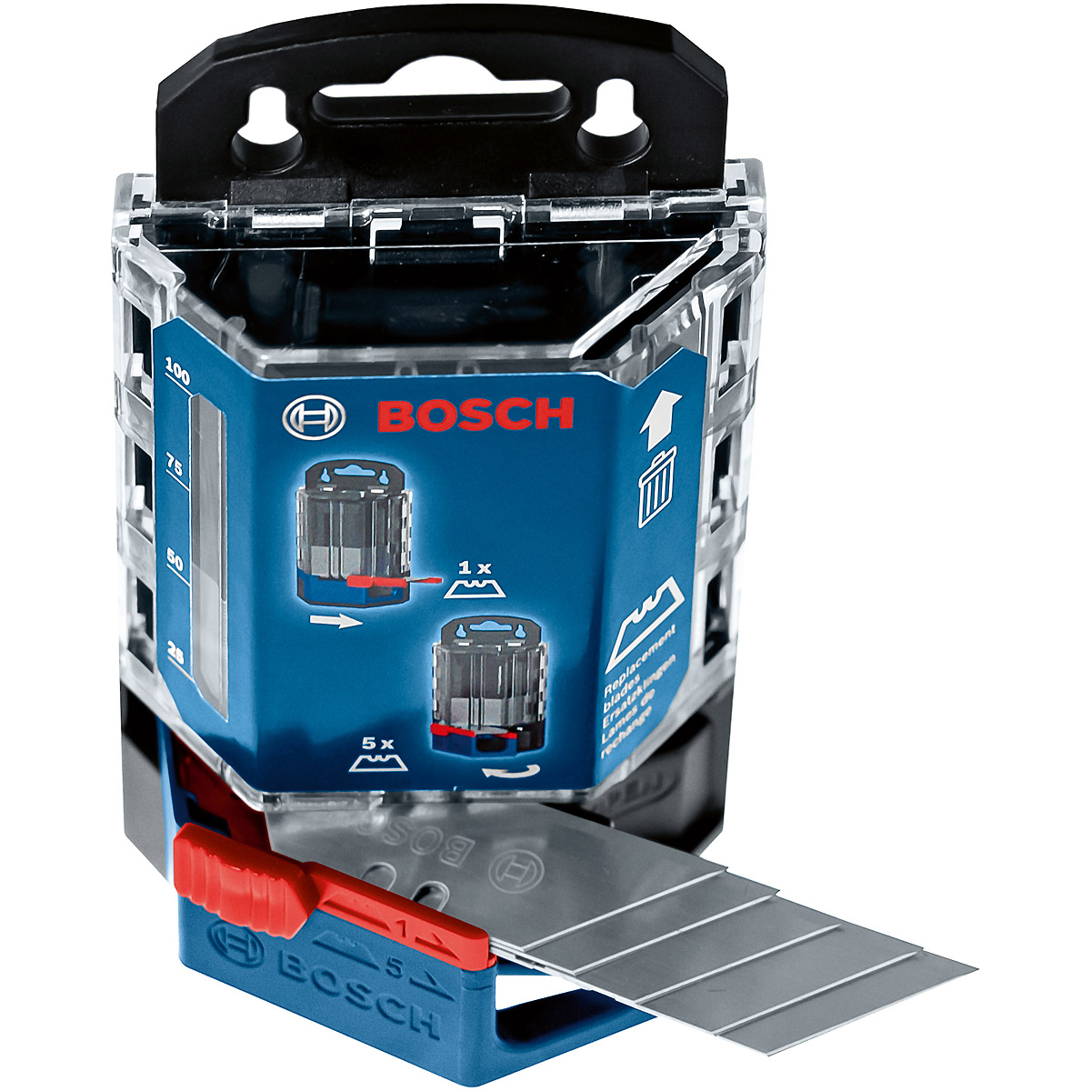 Bosch Professional Klingenspender, 62 x 19mm, 50 Stück