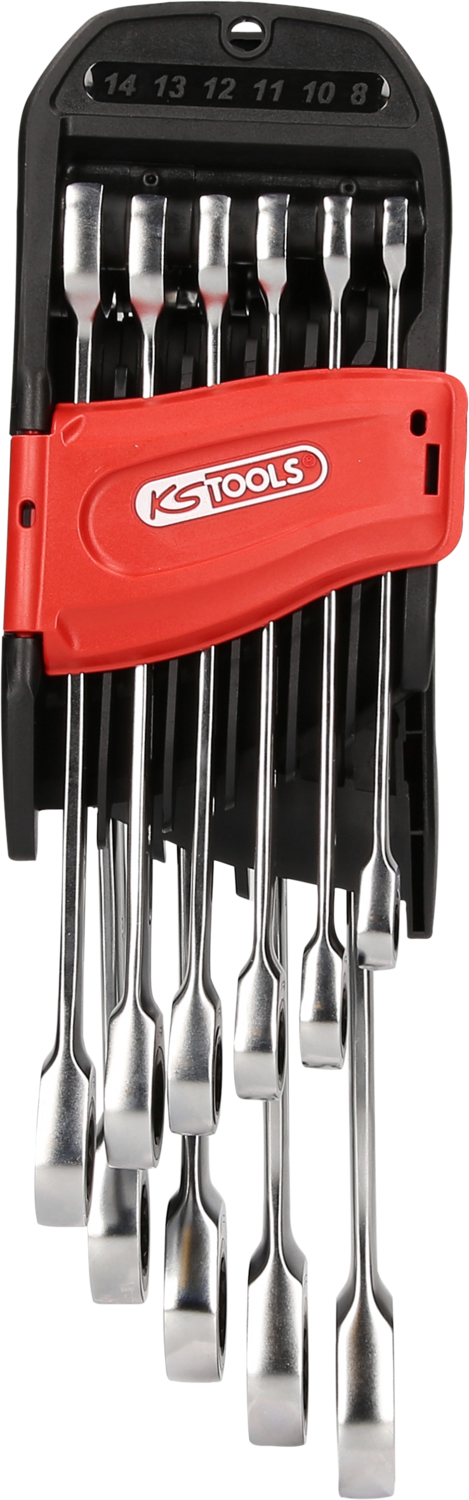 KS Tools GEARplus Ratschenringmaulschlüssel-Satz, 10-tlg