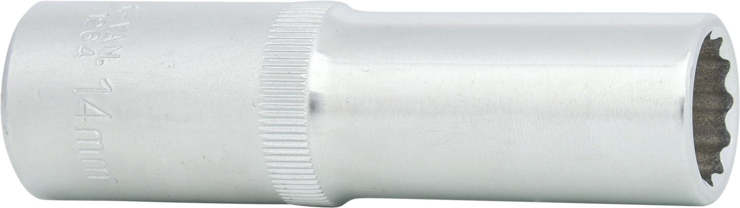KS TOOLS 1/2" 12-kant-Stecknuss, lang