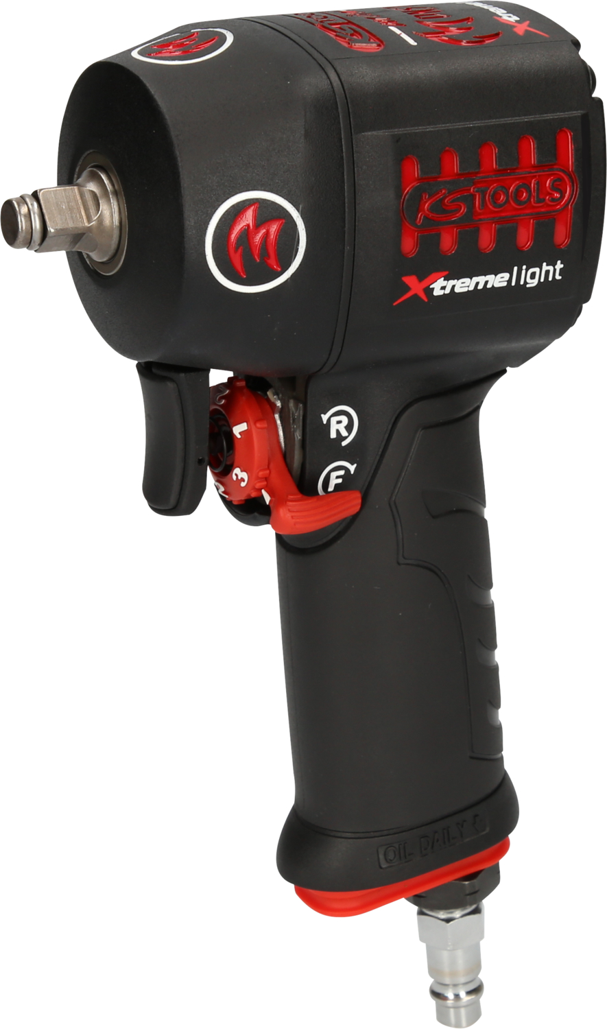 KS Tools 3/8" miniMONSTER Xtremelight Hochleistungs-Druckluft-Schlagschrauber 1.390 Nm