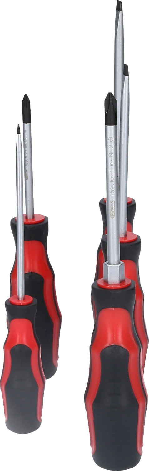 KS Tools ERGOTORQUEplus Schraubendreher-Satz, 5-tlg