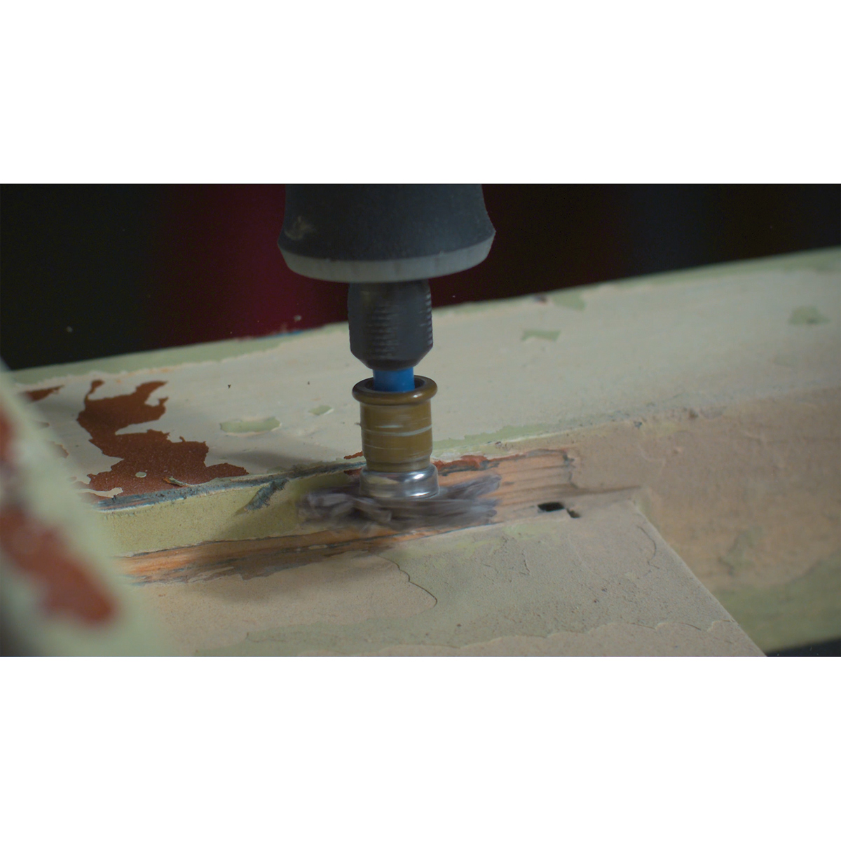 DREMEL 471S Feinschleifbürste Ø 25,4 mm, Körnung 36, EZ SpeedClic kompatibel (1 Stück)