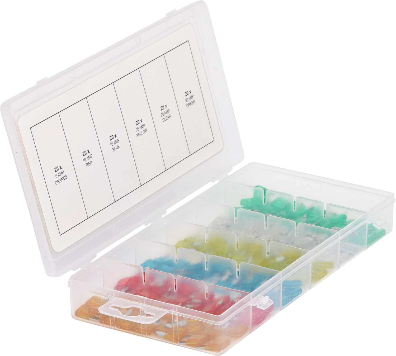 KS Tools Sortiment Mini-Sicherungen, 5-30A, 120-tlg