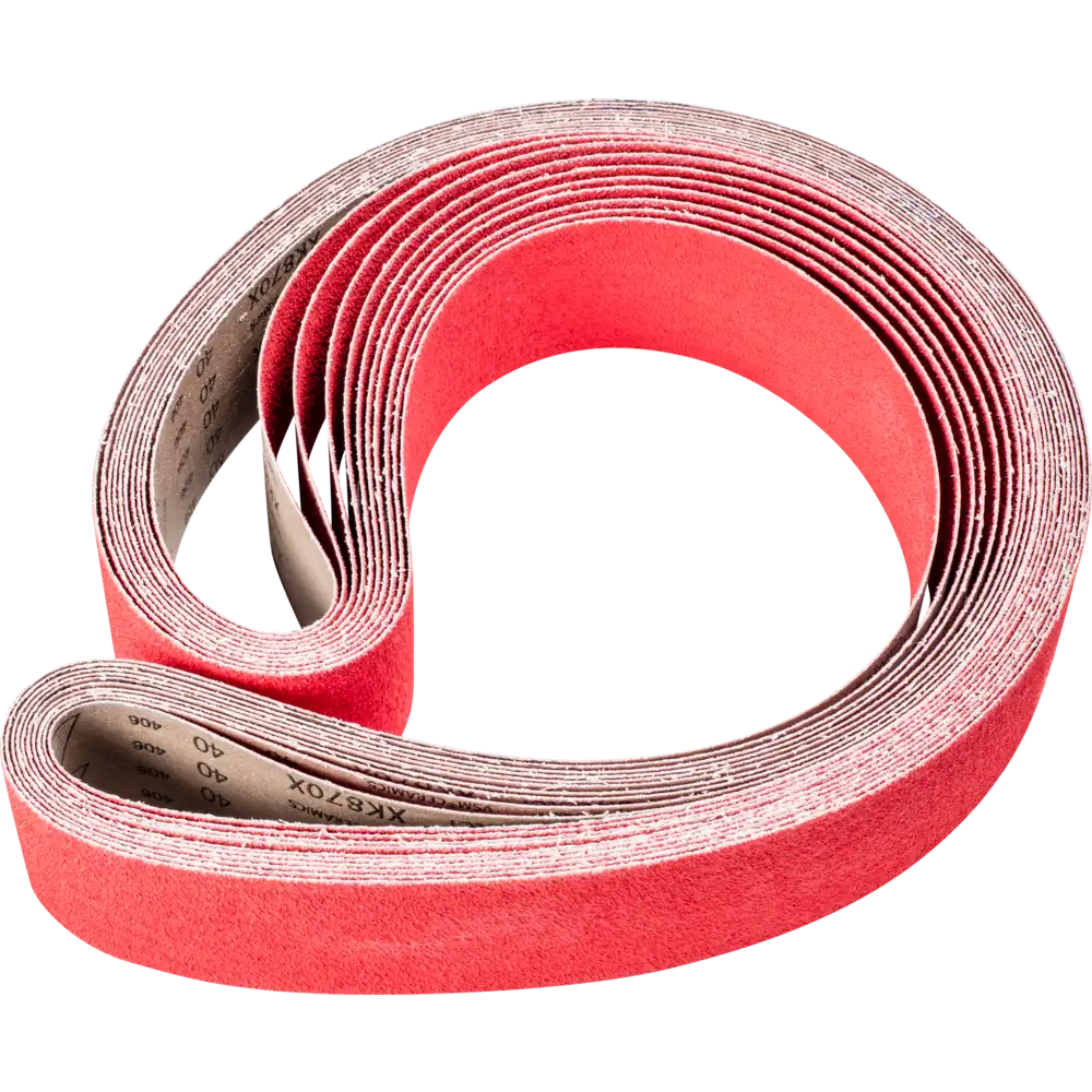 PFERD TOOLS Keramikkorn Schleifband BA für Edelstahl-Schliff mit Bandschleifer Langband