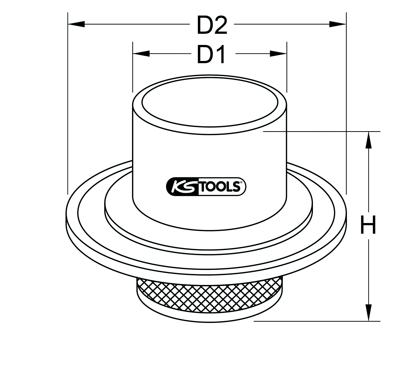 KS Tools ABS-Sensorring Montagehilfe für Volvo