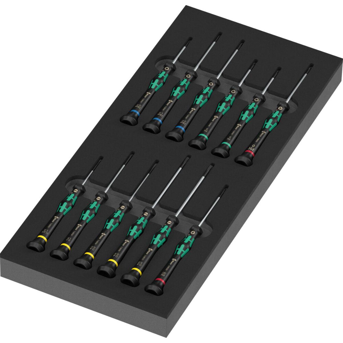 Wera 9716 Schaumstoffeinlage Schraubendreher Kraftform Micro Set 2