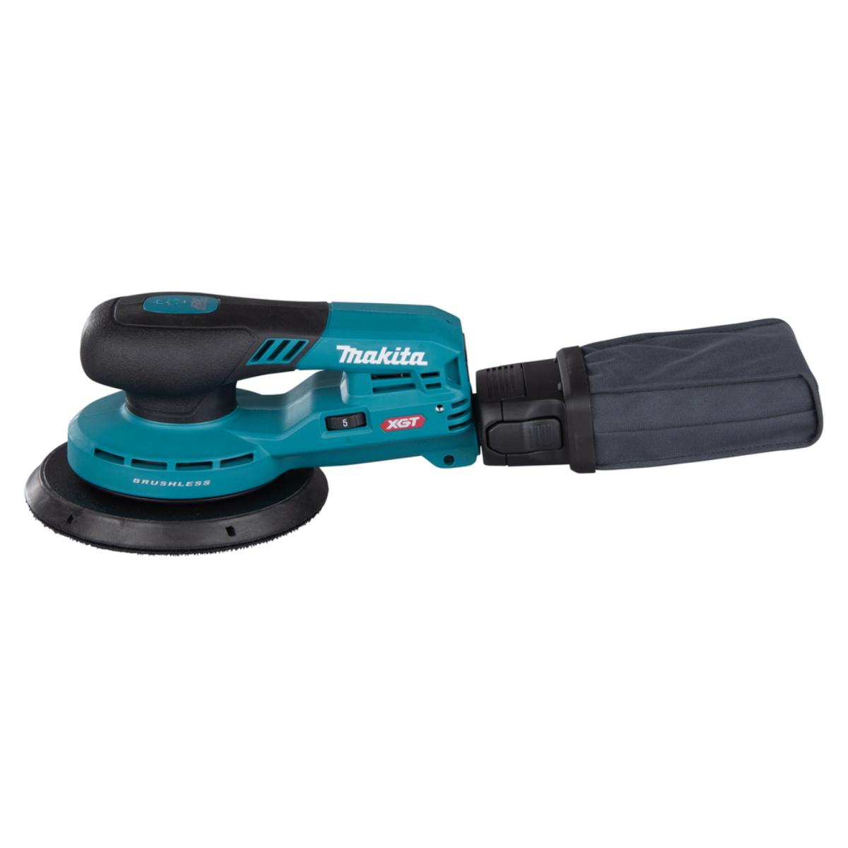 Makita Akku-Exzenterschleifer XGT - Connector - 150 mm Ø - 5,0 mm Hub - 1,6 m Kabel - BO002CGZ