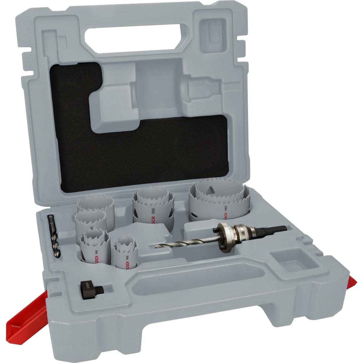 Bosch PRO Multi Material Lochsäge Q-Lock Aufsteckhalter ø 22,29,35,44,51,64 - 10 teiliges Set