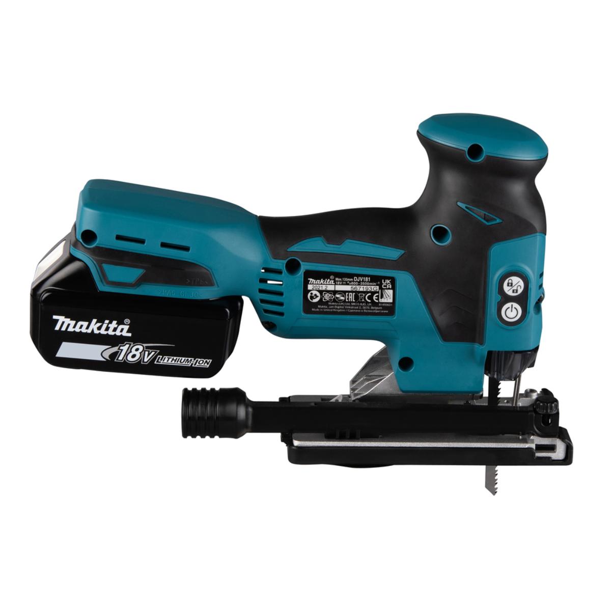 Makita Akku-Pendelhubstichsäge 18V - 800-3.500 U/min - 135 mm - DJV181RTJ