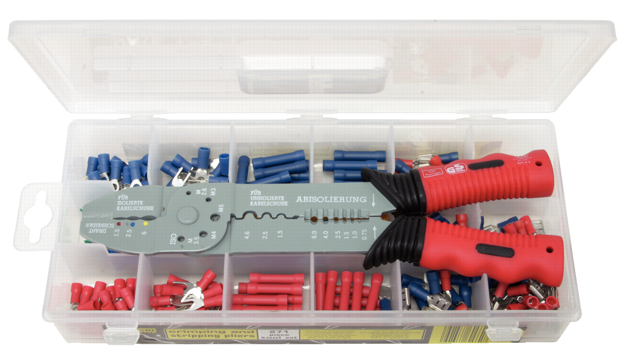 KS Tools Multifunktions-Crimpzangen-Satz, 271-tlg
