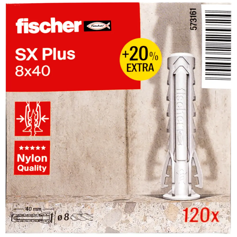 Fischer Spreizdübel SX Plus 8x40 +20%