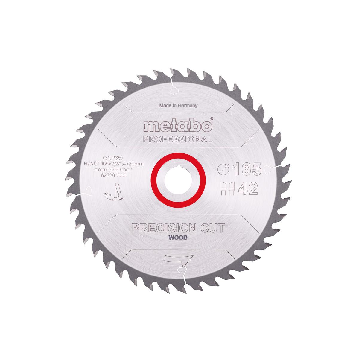 Metabo Sägeblatt precision cut wood - professional WZ 15°