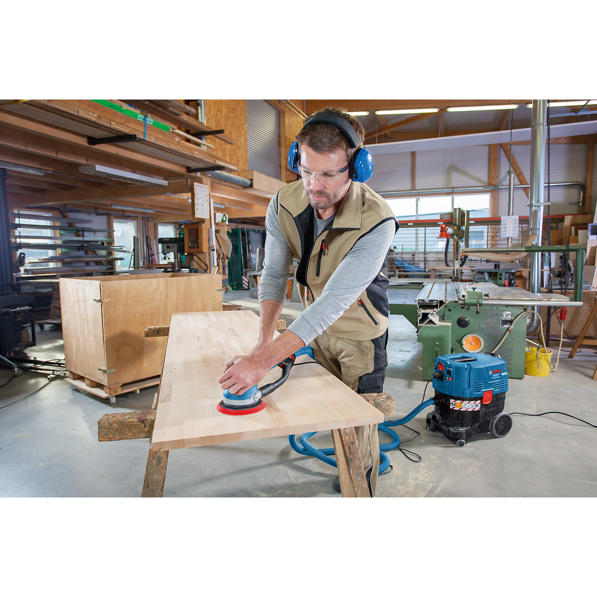 Bosch Exzenterschleifer GET 75-150, mit L-BOXX